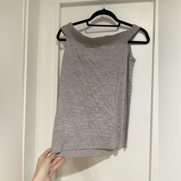 Banana republic merino wool honeycomb pattern with side tie - Picture 3 of 5